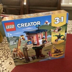 Lego Creator Safari Wildlife Tree House NEW IN BOX 3 in1 397 pcs
